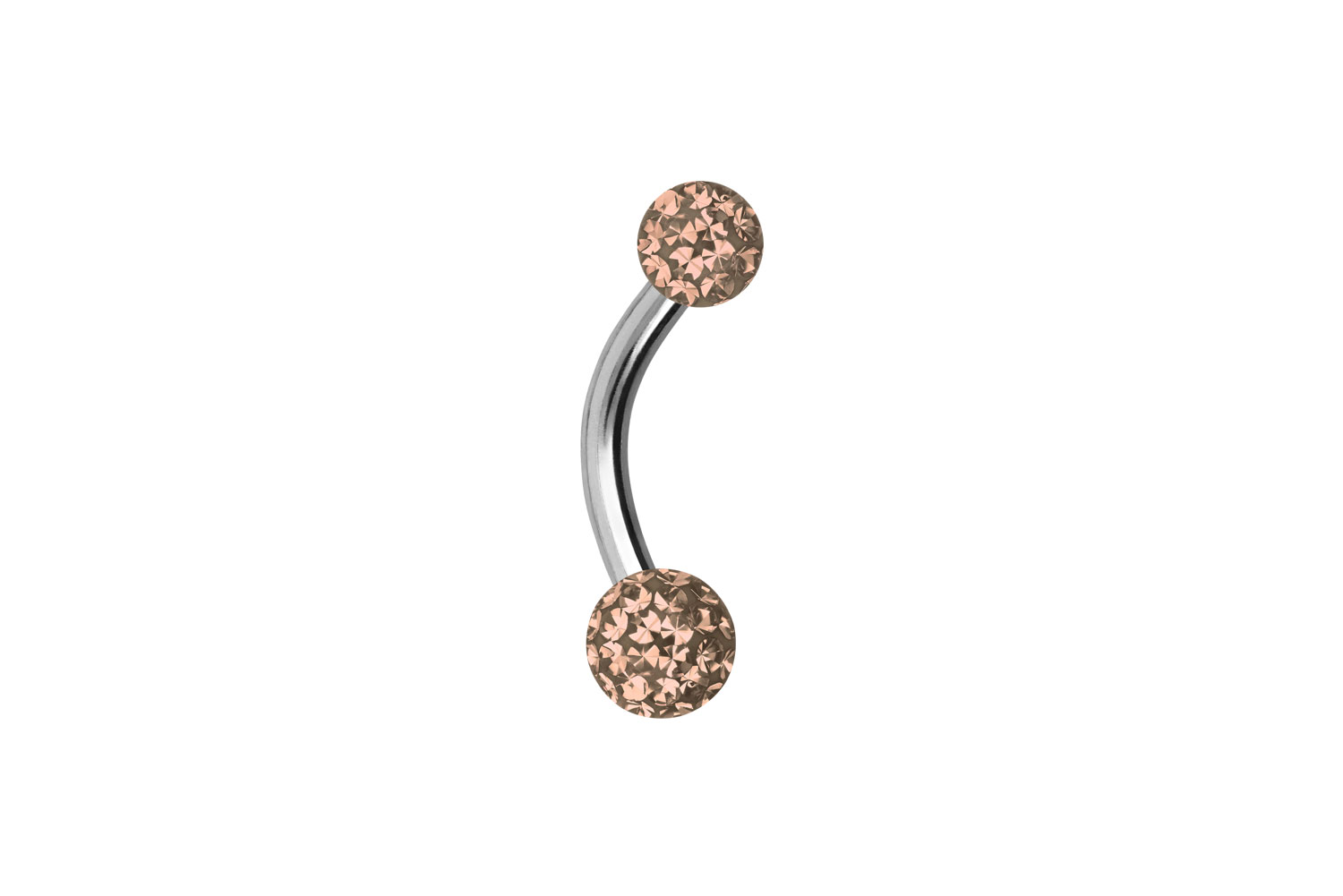 Chirurgenstahl Mini Bananabell Piercing EPOXY-KUGELN